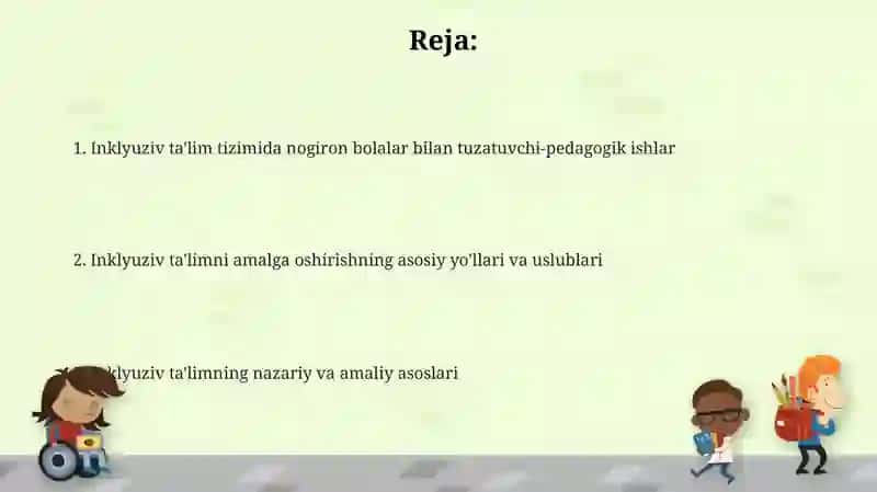 Inklyuziv ta'limning nazariy va amaliy asoslari 2