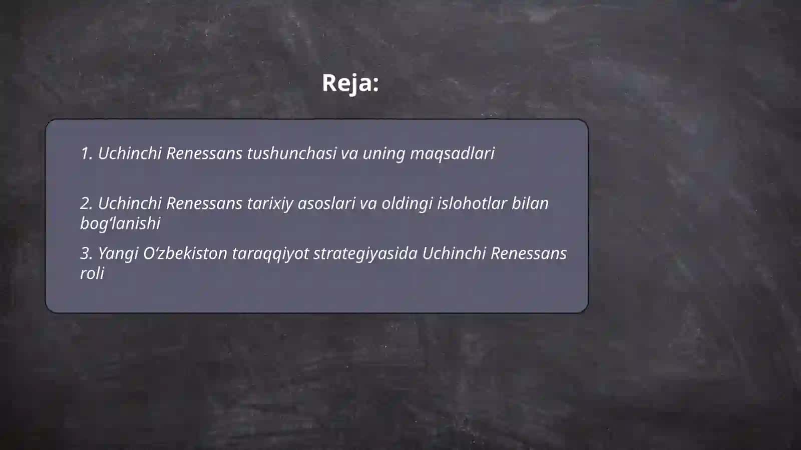 Uchinchi Renessans 2