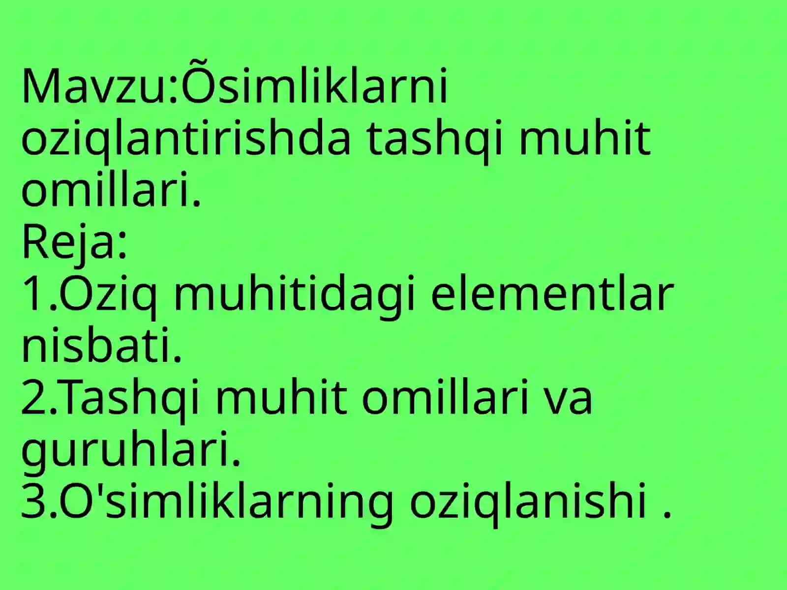 TUPROQSHUNOSLIK VA AGROKIMYO 2