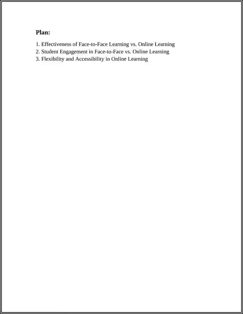 Effectiveness of Face-to-Face Learning vs. Online Learning 2