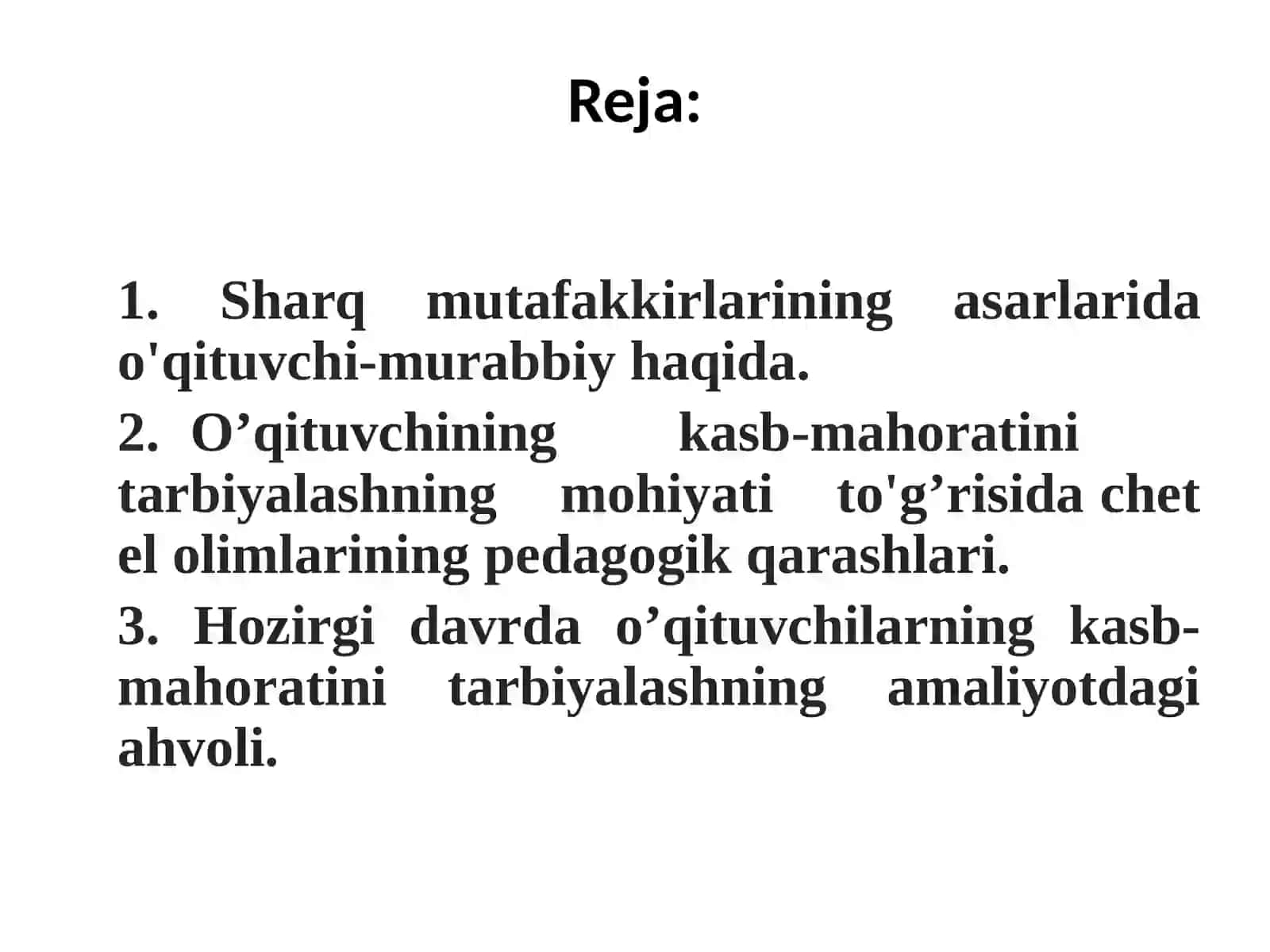 Pedagogik fikr tarixi va maktab amaliyoti da o'qituvchi mahoratini masalalari 2