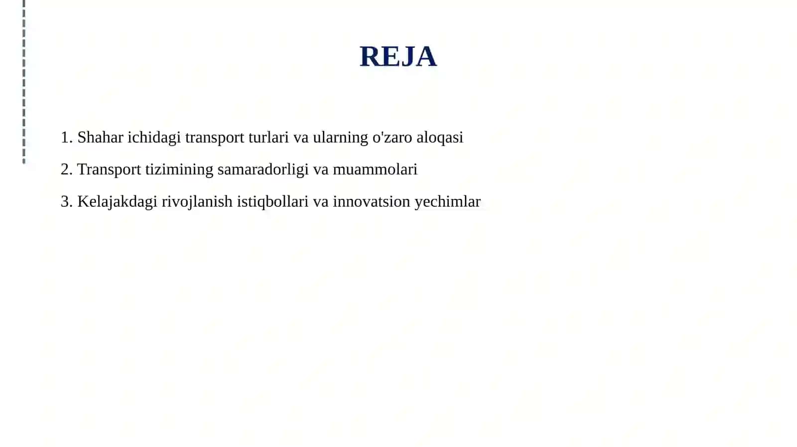 Shahar transport tizimi 2
