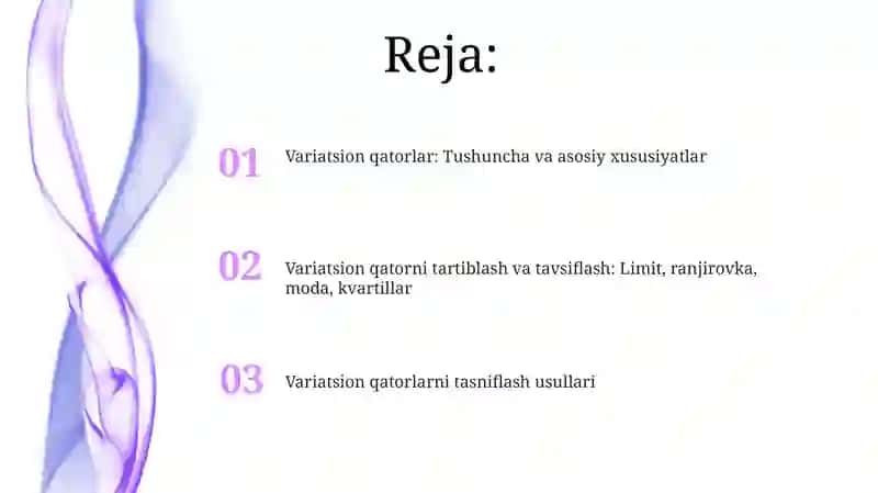 Maʼlumotlarni tavsiflash va eng soddta tahlil metodlari 2