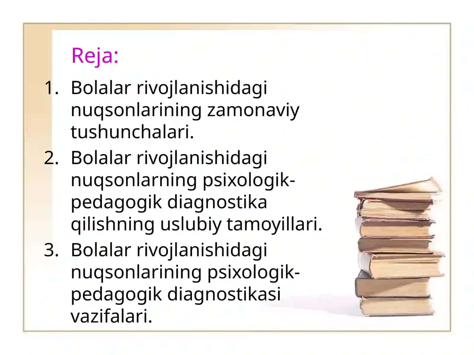 Bolalarda rivojlanish buzilishlarini psixologik-pedagogik diagnostika 2