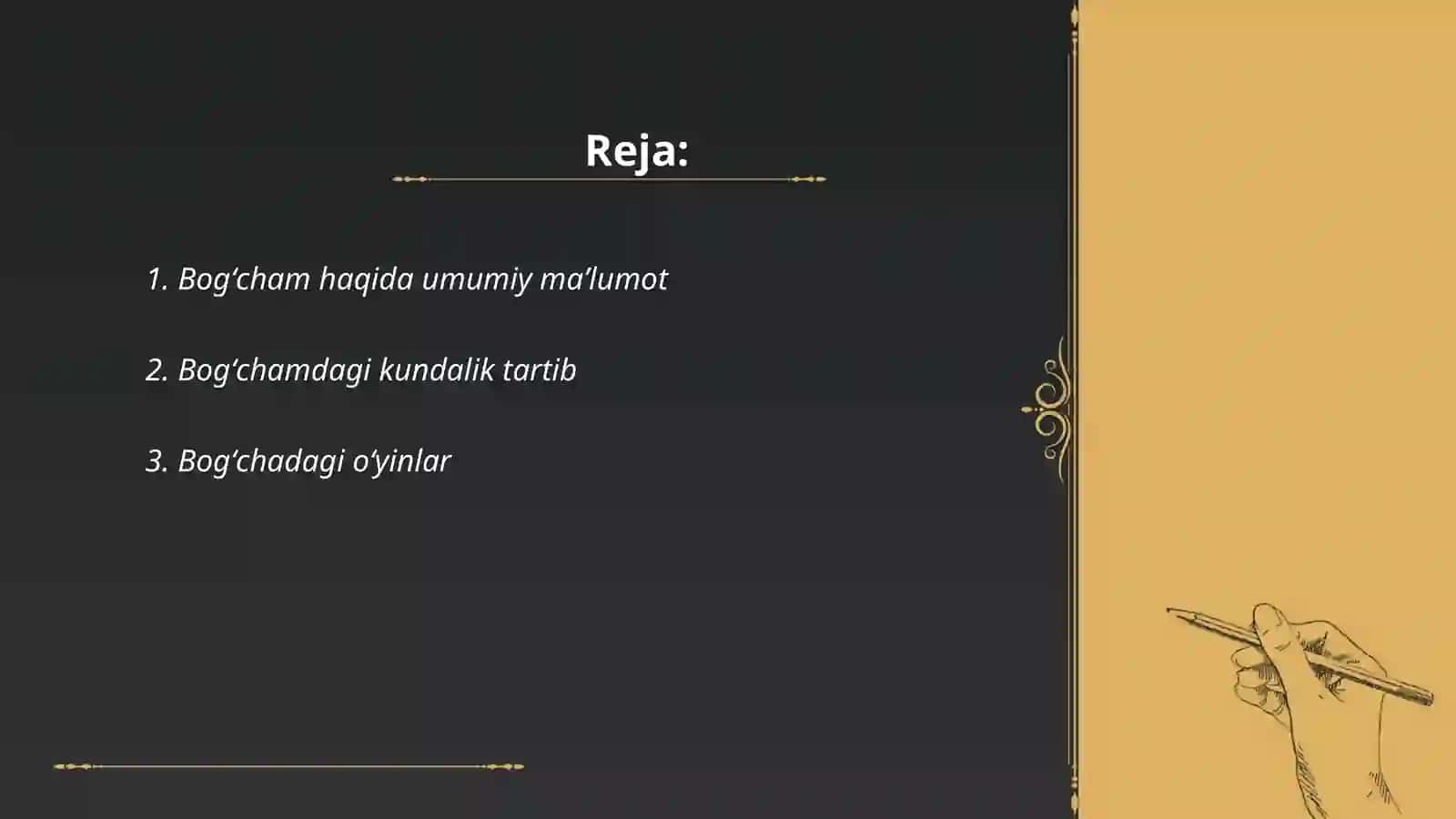 Mening bog‘cham mavzusi 2