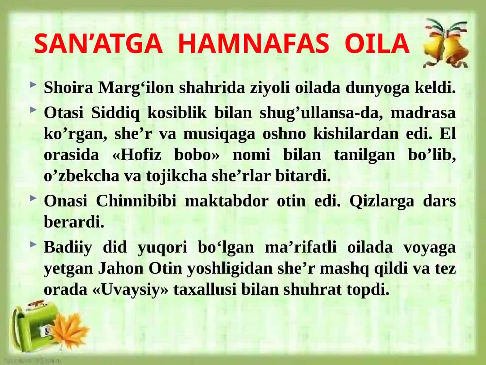 JAHON OTIN UVAYSIY 2