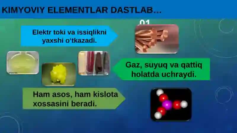 Kimyoviy elementlarning tabiiy oilalari 2