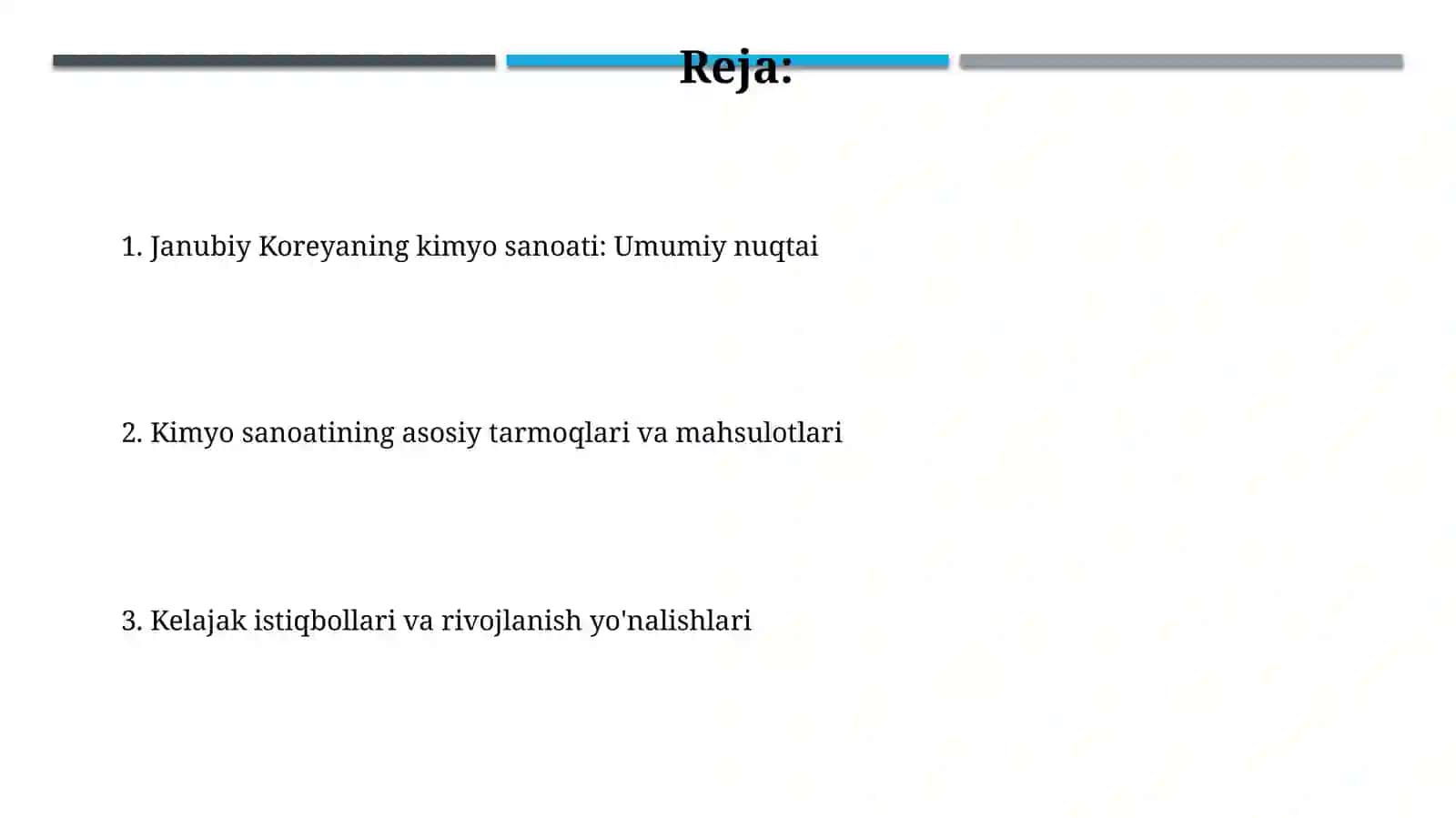 Janubiy Koreyaning kimyo sanoati 2