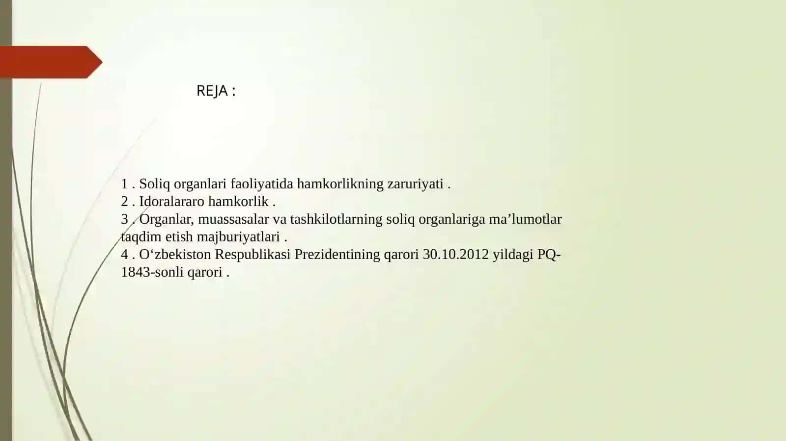 Soliqmamuriyatchiligitizimidadavlatsoliqxizmatiorganlaribilanboshqaorganvatashkilotlarningo'zarohamkorligi 2