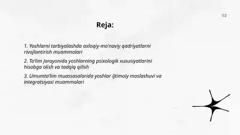 Yosh va pedagogika fanining tadqiqot sohasi va muammolari 2