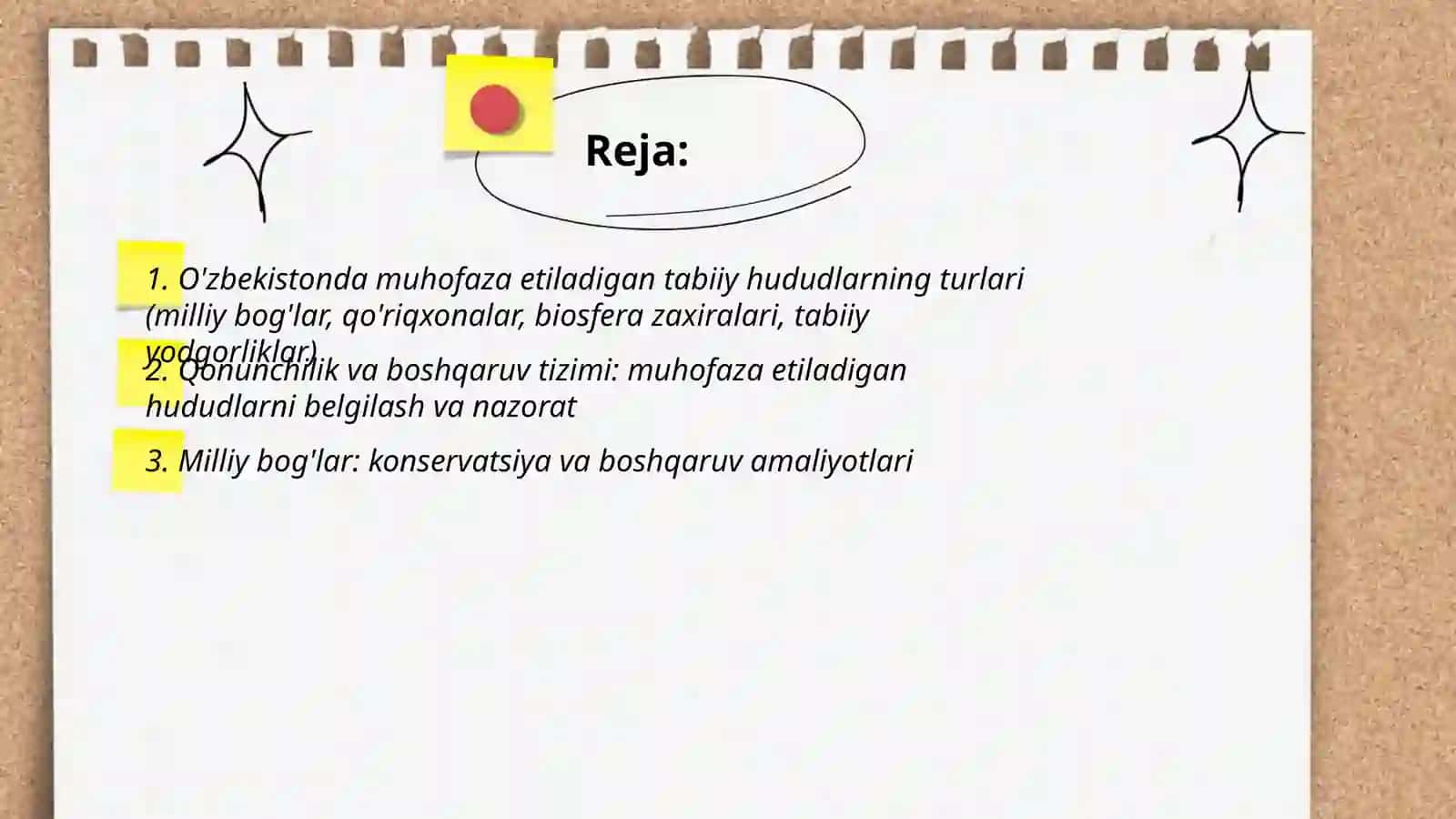 O'zbekistonda muhofaza etiladigan tabiiy hududlar 2