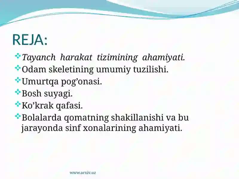 Bolalar qad-qomatining shakllanishi va kamchiliklari 2