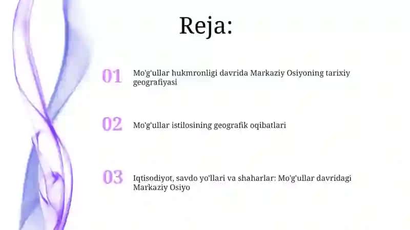 Mo’g’ullar hukmronligi davri tarixiy geografiyasi 2