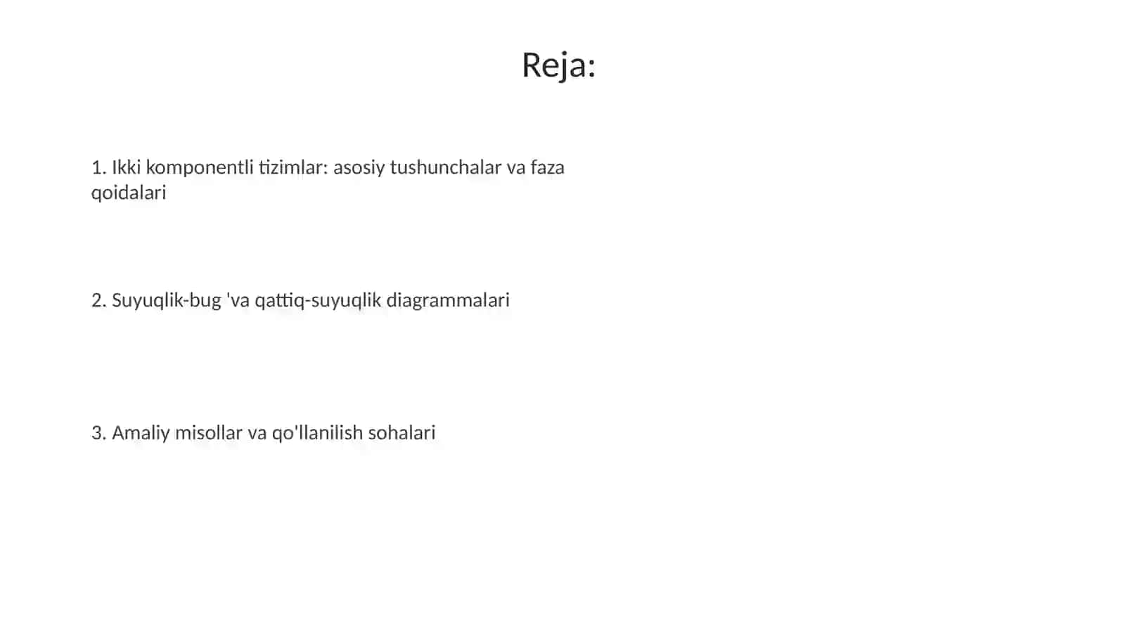 Ikki komponentli sistemalarning holat diagrammalari 2