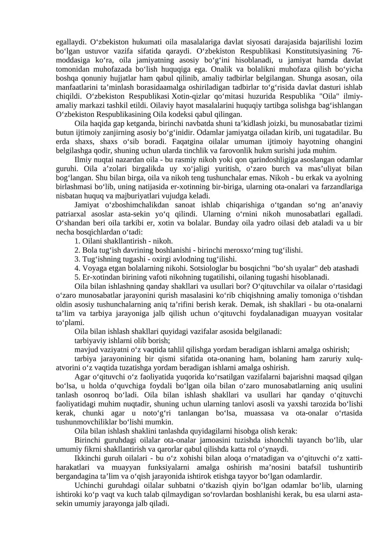 3-mavzu. Oilalar bilan ijtimoiy ish olib borish 2