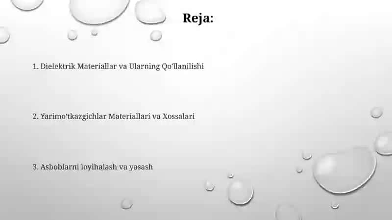 Dielektrik Materiallar va Ularning Qo'llanilishi 2