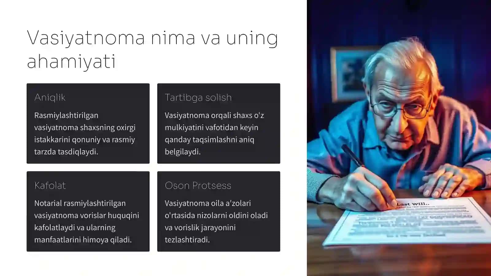 Vasiyatnoma va vorislik huquqi 2