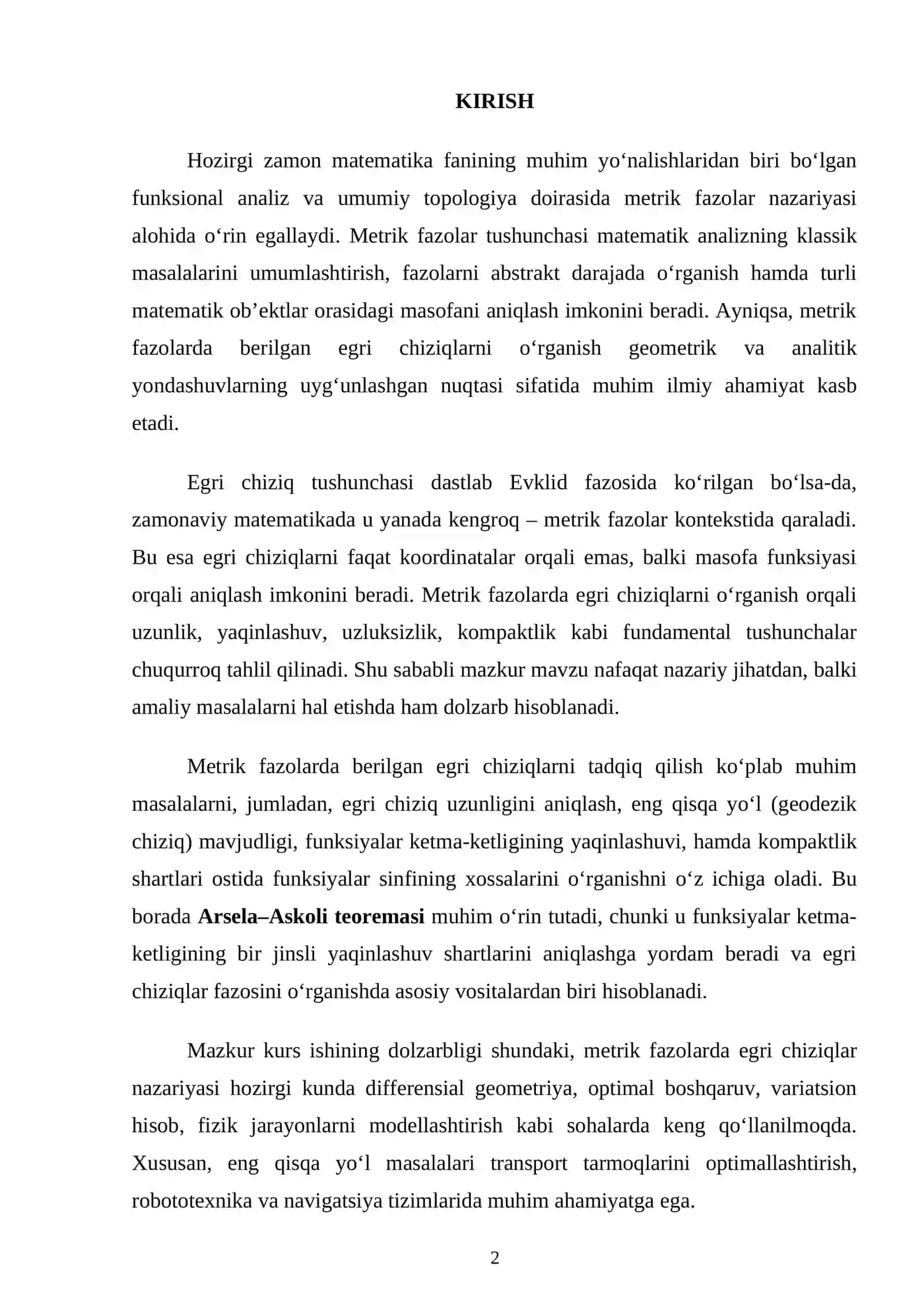 Metrik fazolarda egri chiziqlar 2