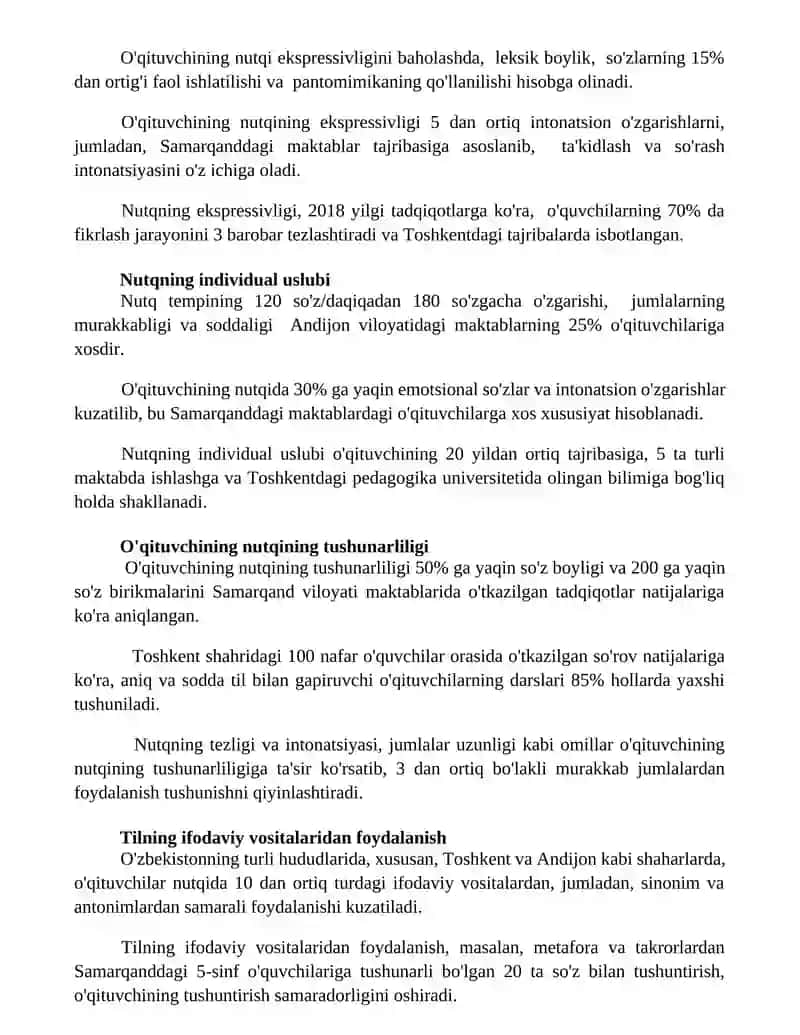 O'qituvchi nutqining kommunikativ xususiyati 2