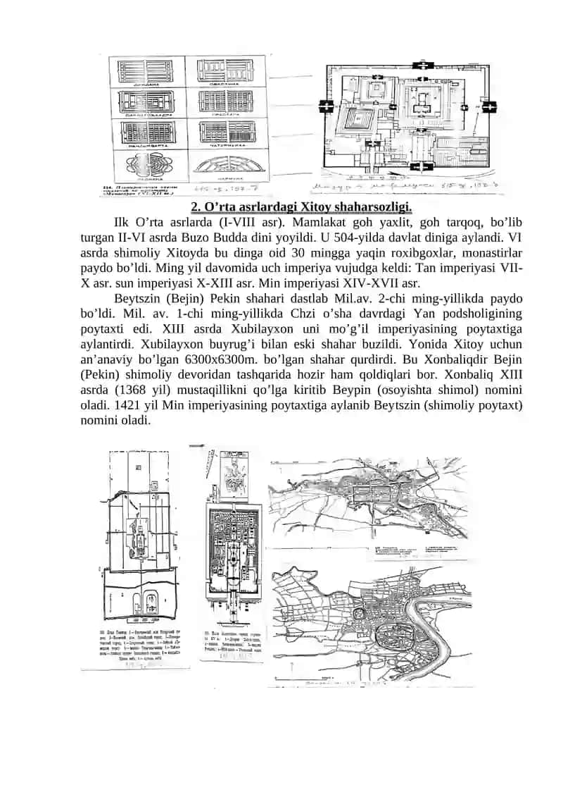 O‘rta asrlar shaharsozligi (V-XV asr) 2