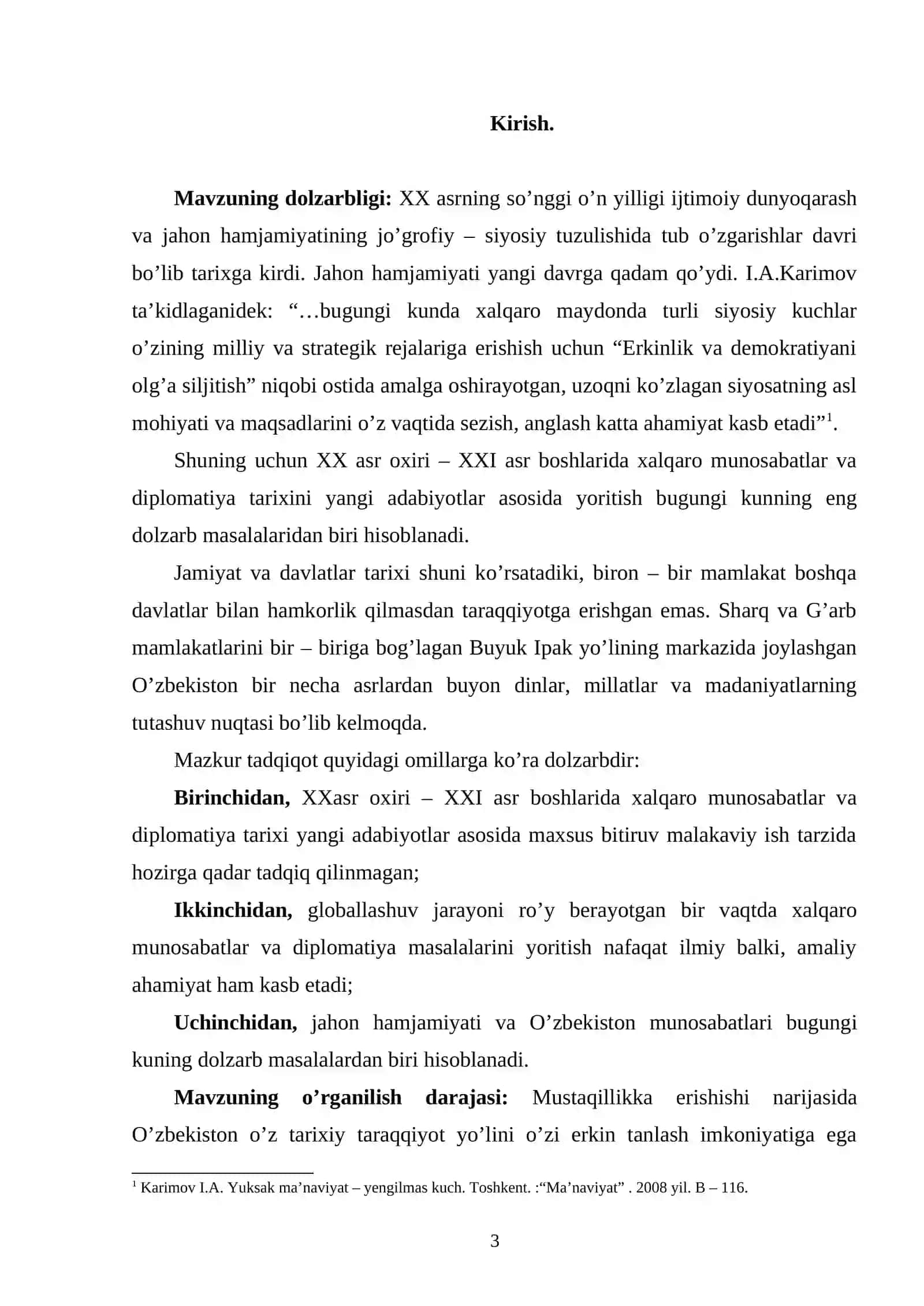 XX asr oxiri – XXI asr boshlaridagi xalqaro munosabatlarning o’ziga xos xususiyatlari 2