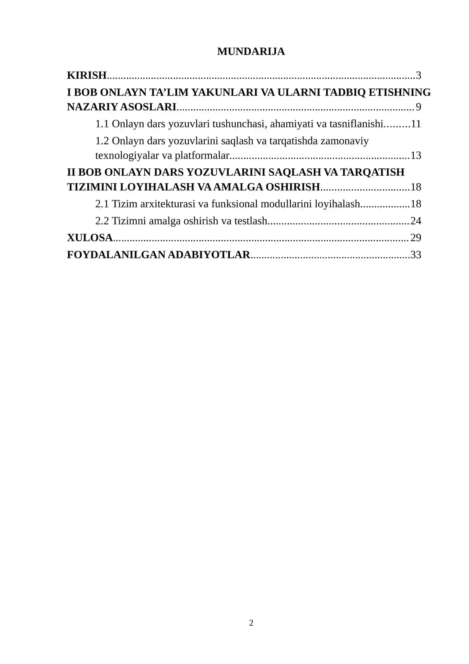 FLASK FRAMEWORKIDA Onlayn dars yozuvlarini saqlash va tarqatish tizimi 2