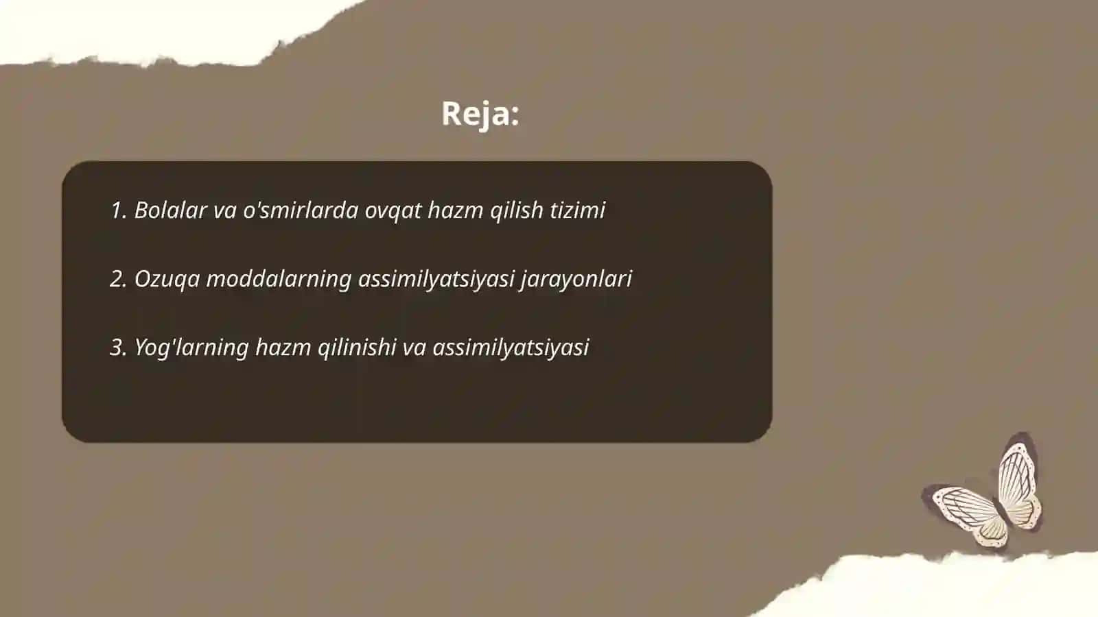 Bolalar va o'smirlarda ovqat hazm qilish xususiyatlari 2