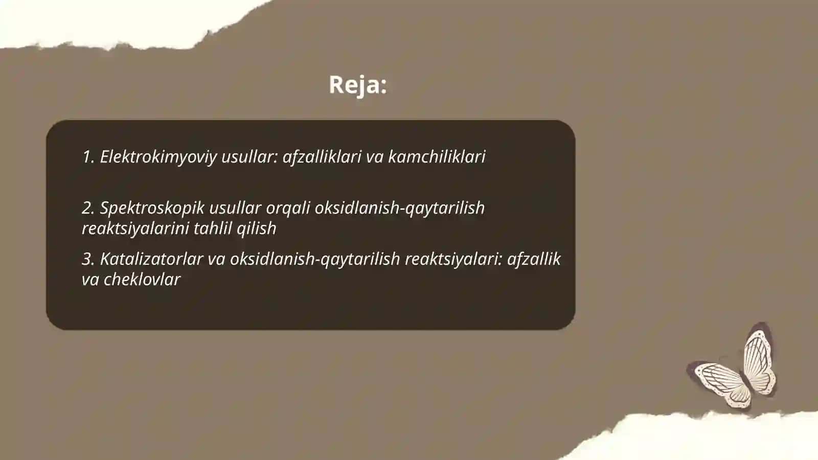 Elektrokimyoviy usullar: afzalliklari va kamchiliklari 2