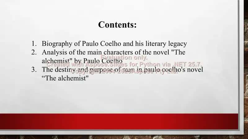 "The Alchemist" by Paulo Coelho 2