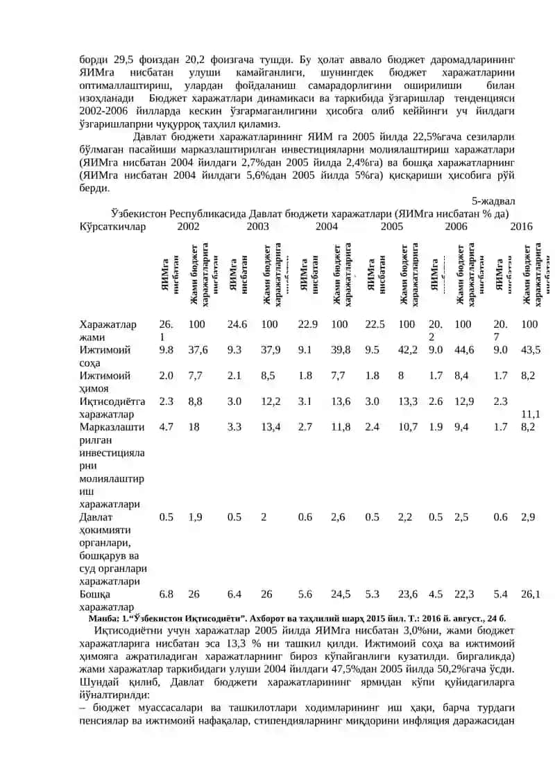 Давлат бюджети. Солиқлар ва давлат қарзи 2