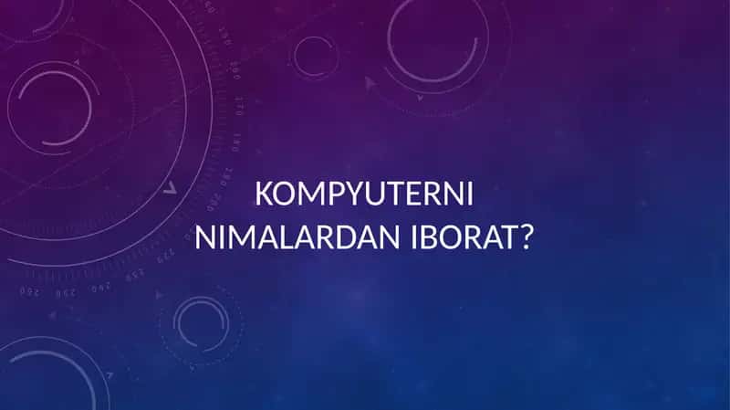 Kompyuter asosiy qismlari 2