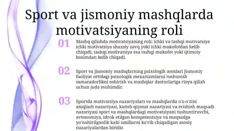 Sport Mashģulotlari Va Mashqlantirishning Psixologik Asoslari 2