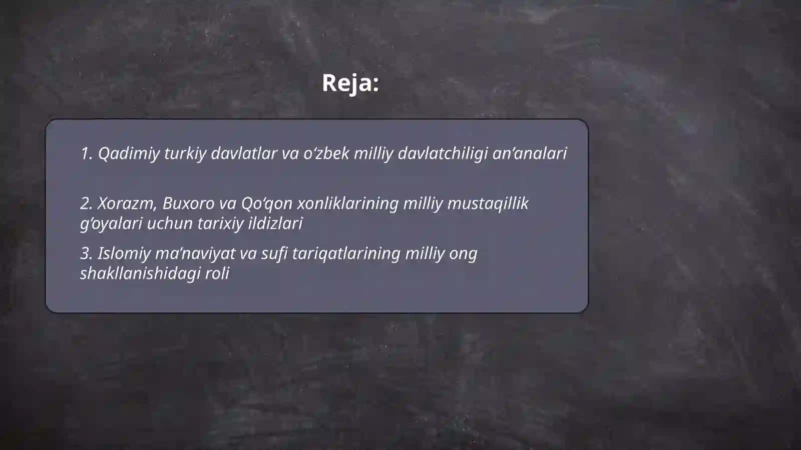 O'zbekistonda mustaqaillik g'oyalari tarixiy asoslari 2