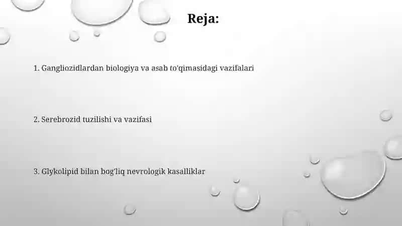 Glikolipiidlar: Nerv to'qimasining glikolipidlari 2