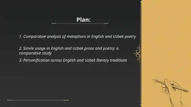 Stylistic devices in english and uzbek literature: a comparative approach 2