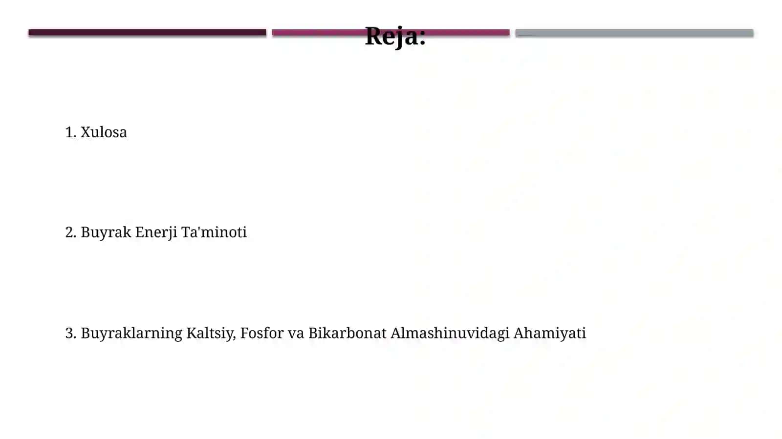 Buyraklarning Kaltsiy, Fosfor va Bikarbonat Almashinuvidagi Ahamiyati 2