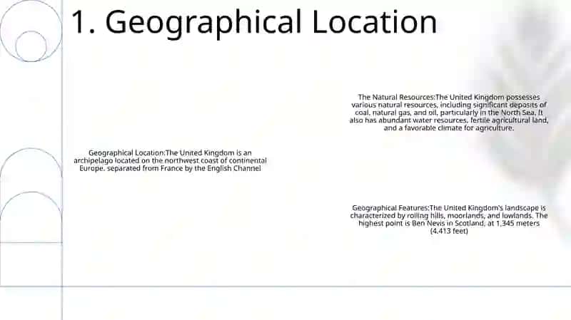 The Natural Resources And Geographical Features Of The United Kingdom 2