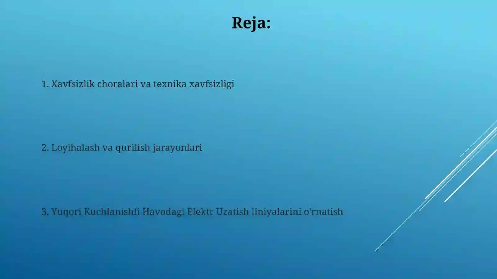 Yuqori Kuchlanishli Havodagi Elektr Uzatish liniyalarini o'rnatish 2