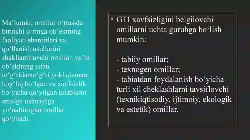 SUV OMBORLARI GIDROTEXNIKA INSHOOTLARI XAVFSIZLIGIGA TA’SIR ETAYOTGAN OMILLAR 2