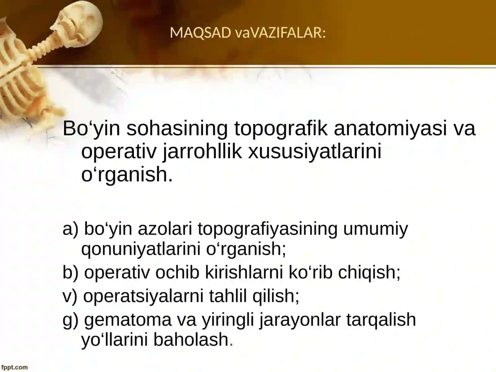 Boʻyin sohasi klinik anatomiyasi 2