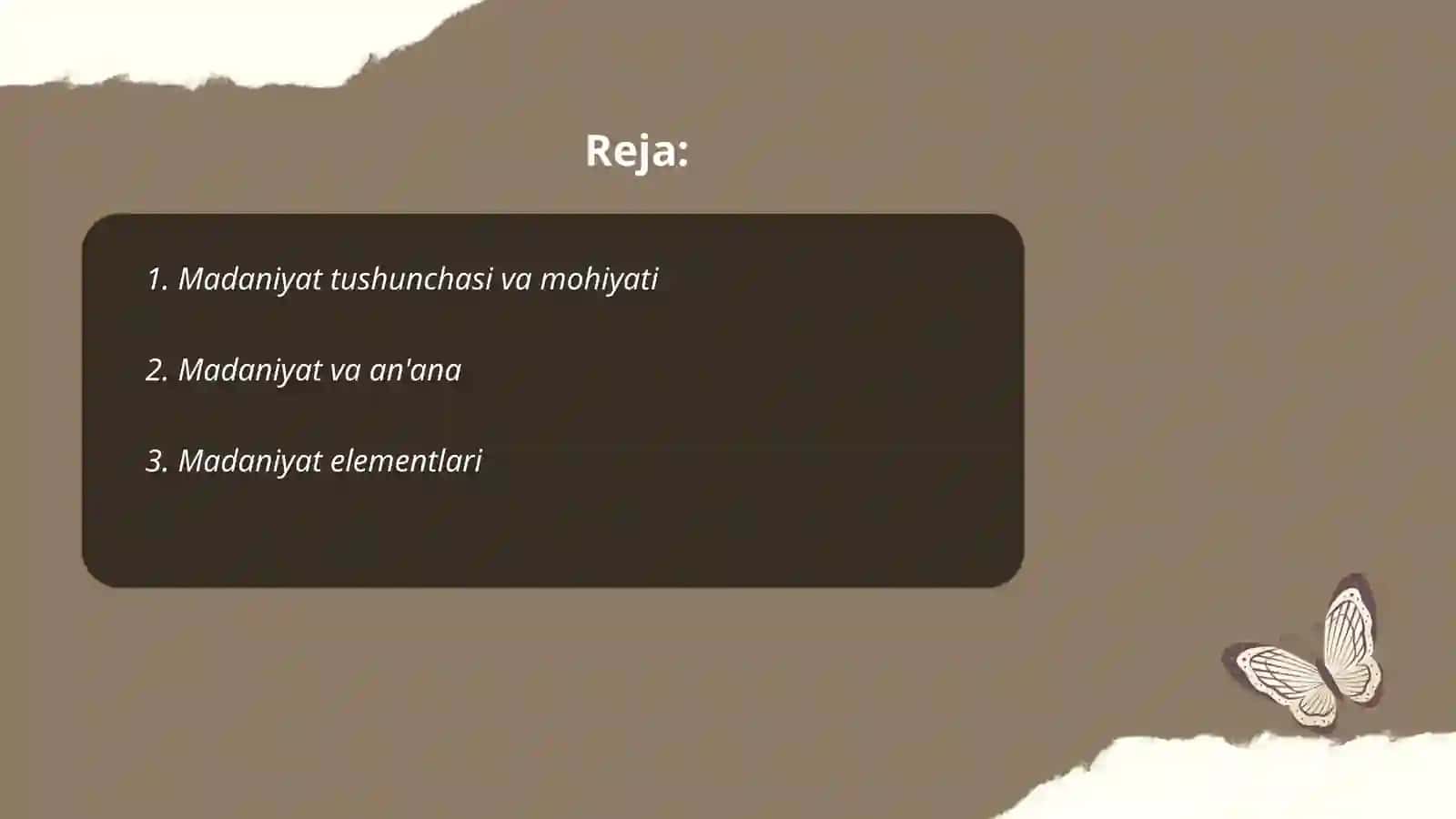 Madaniyat tipologiyasi 2