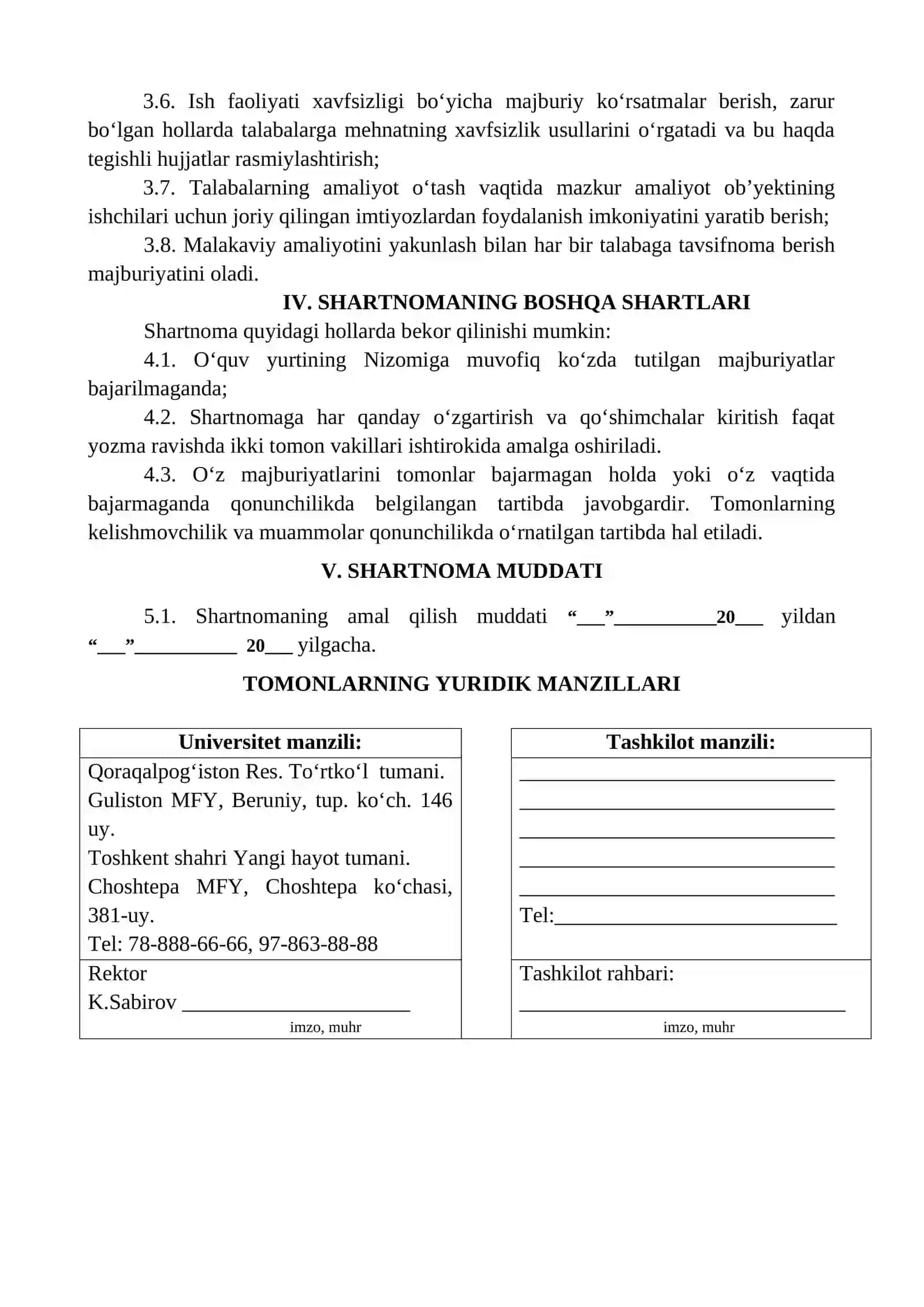 TALABALARINING MALAKAVIY AMALIYOTINI O‘TKAZISH TO‘G‘RISIDA 2