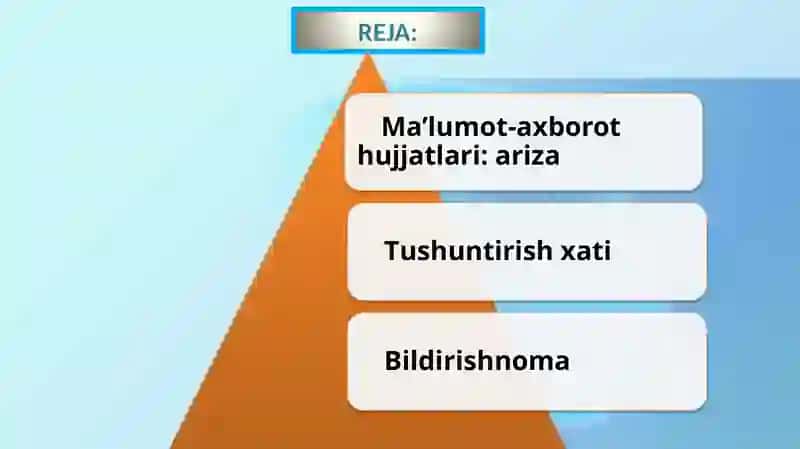 Ma’lumot-axborot hujjatlari 2