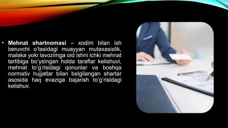 Mehnatshartnomasi 2