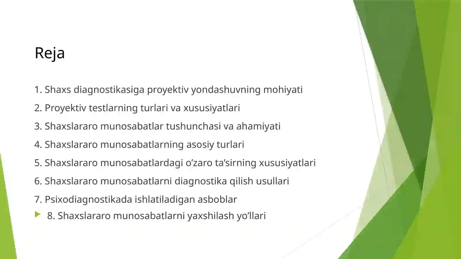Shaxslararo munosabatlar psixodiagnostikasi 2