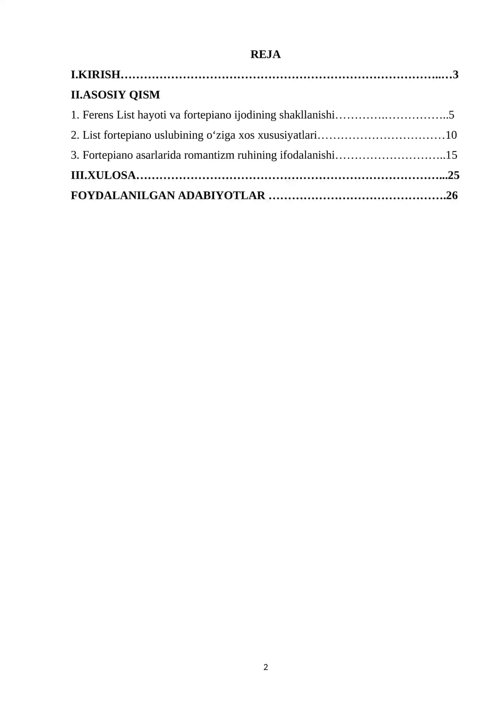 Ferens List fortepiano ijodi ahamiyati 2