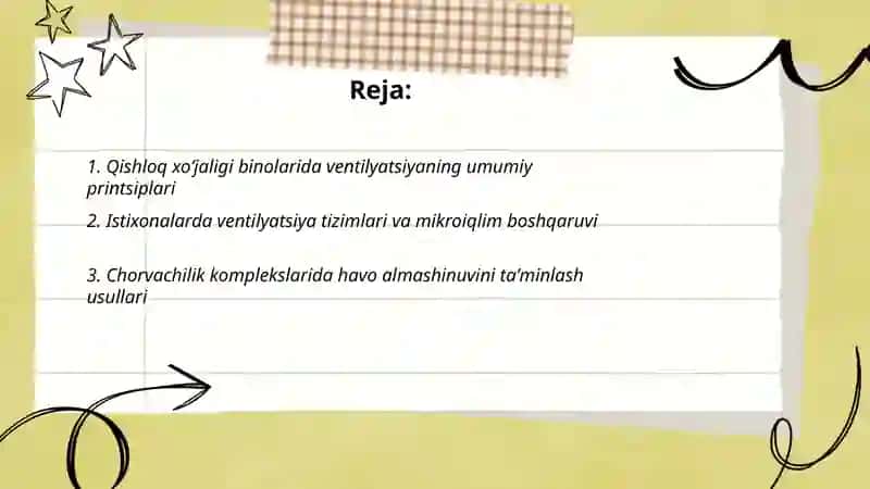 Qishloq xoʻjaligi sanoatida ventilyatsiyasining qoʻllanishi haqida maʼlumotlar bilan tanishish 2