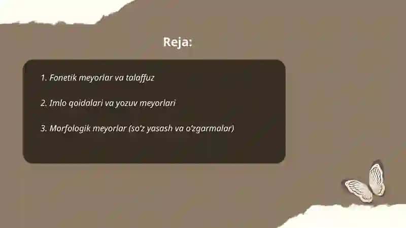 O'zbek adabiy tili meyorlari 2