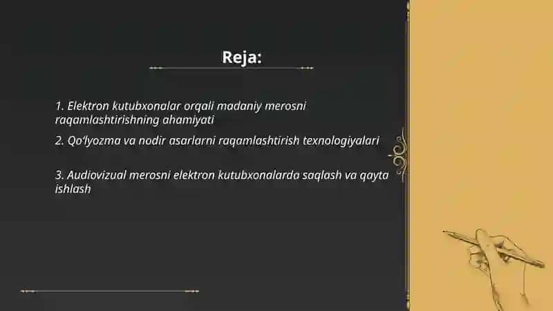 Elektron kutubxonalarda madaniy merosni saqlash 2