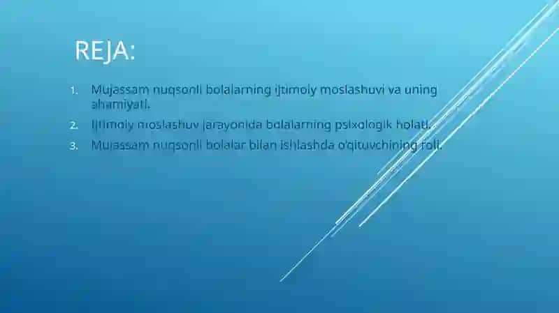 Mujassam nuqsonli bolalarning ijtimoiy moslashuvi 2
